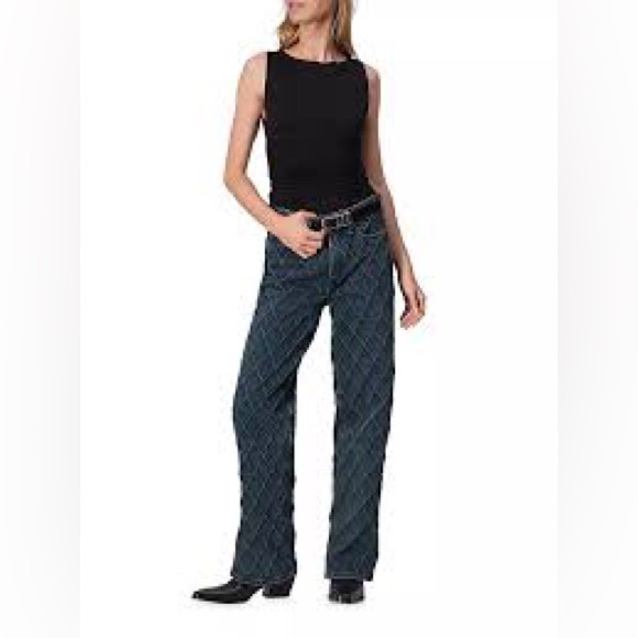 ❌SOLD❌NWT RAG & BONE Logan Quilted JEANS Size 31 $318 - Picture 1 of 16